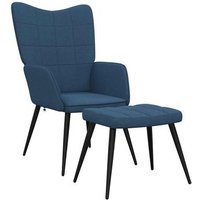 Sillón de Relax con reposapiés, tela - CFW555662