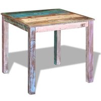 Mesa de Cena de Madera Maciza Reciclada 80x82x76 cm CFW850359