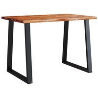 Mesa de Comedor de Madera Maciza Acacia 110x70x75cm