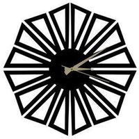 Reloj de Pared Metal Estilo Triángulos