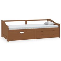 Sofá cama 3 plazas Pino macizo 90x200 cm Cfw94629