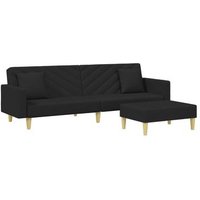 Sofá Cama 2 Plazas Negro