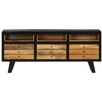 Mueble TV de Madera Maciza 120x30x50 cm (CFW778618)