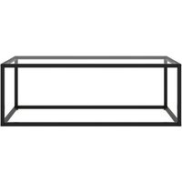 Mesa de Centro de Café con Vidrio Templado 100x50x35 cm CFW774918