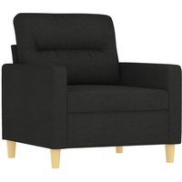 Sillón de Salón de Tela Negro 60 Cm