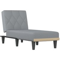Sofá Cama De Tela Gris Claro