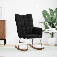 Silla Mecedora de Terciopelo CFW7357715