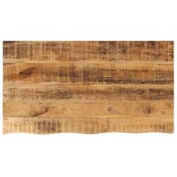 Tablero de Mesa de Madera Maciza de Mango 100x60x3,8 cm