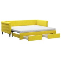 Sofá Cama Nido con Cajones Terciopelo 90x200 cm