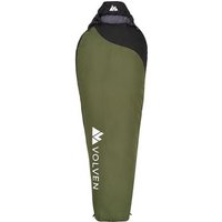 Saco de Dormir Ultraligero I-oliva-derecha