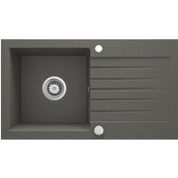 Fregadero Deante Zorba Zqz_t113 Granito 76x44 cm