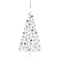 Árbol de Navidad de 150 cm con luces y bolas