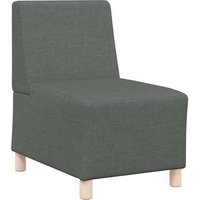 Sofá de Tela Sin Brazos Gris 55 Cm Sofá de Tela Sin Brazos Gris 55 Cm