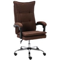 Silla de Oficina Tela Marrón Silla de Oficina Tela Marrón
