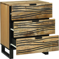 Mesilla de Noche 50x33x60 cm Madera Sólida CFW78371