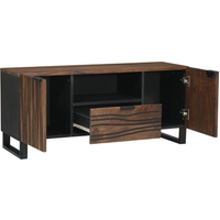 Gabinete para Televisor de Madera Maciza de Nogal 105x33.5x46 cm – MPN CFW66443