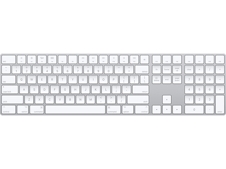 Apple Magic Keyboard Teclado Numérico Inalámbrico QWERTY Español Plata Apple Magic Keyboard Teclado Numérico Inalámbrico QWERTY Español Plata