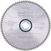 Metabo Hoja De Sierra Multi Cut Professional 254x30 D80