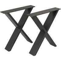 Juego de 2 Patas de Mesa Maribo Forma X 72 x 55 x 6 cm
