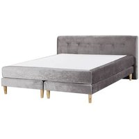 Cama Continental Tapizada Terciopelo 160 X 200 Cm