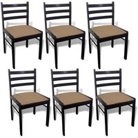 Sillas de Comedor de Madera Maciza y Terciopelo