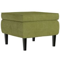 Taburete de Terciopelo con Patas de Madera Taburete de Terciopelo con Patas de Madera