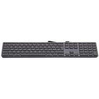 Teclado Numérico USB KB-1243, 110 Teclas, Aluminio, Diseño Francés