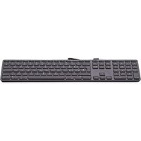 Teclado Numérico Kb-1243 110 teclas, 2 USB, aluminio, compatible MacOS