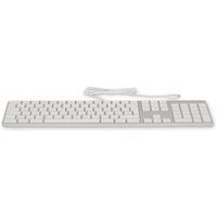 Teclado Numérico USB-C Cableado de 106 Teclas con Cubierta Superior de Aluminio