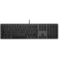 Teclado USB con Cable de 110 Teclas y Cubierta de Aluminio Teclado USB con Cable de 110 Teclas y Cubierta de Aluminio