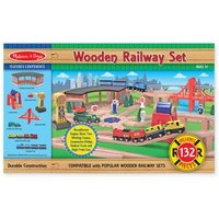 Juego de Tren de Madera