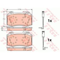 4 Pastillas de Freno GDB1543