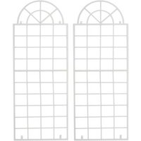 Set 2 Vallas Metálicas Viva para Plantas Trepadoras Metal 1x70x180 Cm
