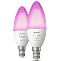 Philips Hue White and Color Ambiance E14 - Paquete Doble
