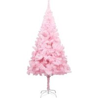 Árbol De Navidad Artificial Con Led Y Bolas Pvc 240 Cm