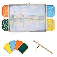 Mesa de puzzles M"TODO Tipo" con gavetas y tapa