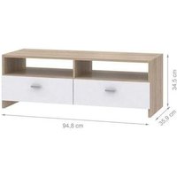 Mueble TV Helppo con Efecto Roble