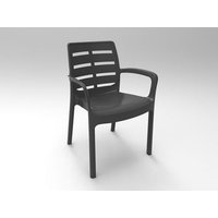Sillon Resina Antracita Borneo - Ipae Sillon Resina Antracita Borneo - Ipae