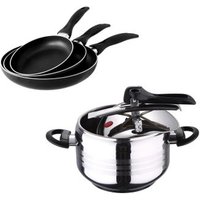 Set de 4 Piezas de Ollas y Sartenes Sip Set de 4 Piezas de Ollas y Sartenes Sip