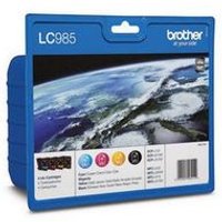 Brother LC-985VALBPDR Cartucho de Tinta Original 4 Piezas Brother LC-985VALBPDR Cartucho de Tinta Original 4 Piezas