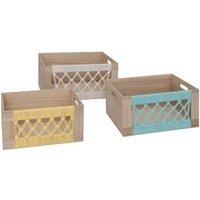 Lote De 3 Cajas De Madera "australia" Lote De 3 Cajas De Madera "australia"