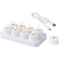 Vela Led Recargable De Plástico Vela Led Recargable De Plástico