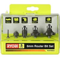 Cortadores de Enrutador Rakrbs5 de 6 mm (5 Piezas)
