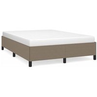 Cama Matrimonial Estructura de Cama de Tela 140x200 cm CFW411614