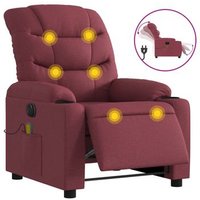 Sillón de Masaje Reclinable Eléctrico con Tela