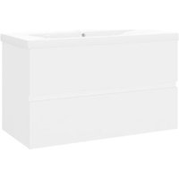 Mueble Con Lavabo Madera De Ingeniería Vidaxl