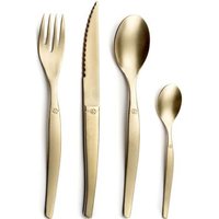 Set De Cubiertos De 16 Piezas Jet Stonewash Lou Laguiole