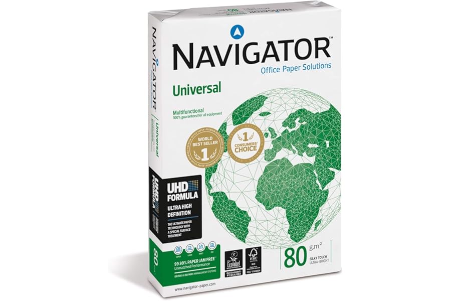 Papel MultiusosNavigator Universal A4 80gr - 500 Hojas