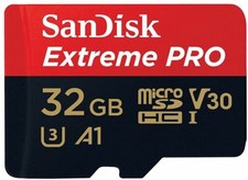 Tarjeta Micro SDHC Sandisk 32 GB Extreme Pro