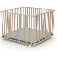 Parque Infantil Plegable Webaby Haya Cruda 100 X 100 Cm